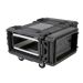 SKB 4U Roto Shockmount Rack Case, 4 Wheel - 28"/730 mm Depth