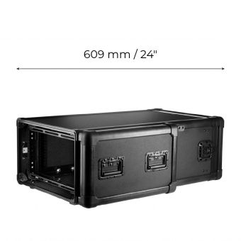 Configurable IP-Shock Rack – No Wheels - 609 mm / 24"